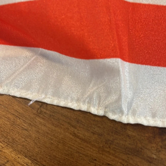 36 Point 5 Stripe Midi Multi color Sleeveless Dress flowy pleated Small (flaws) - Picture 7 of 16